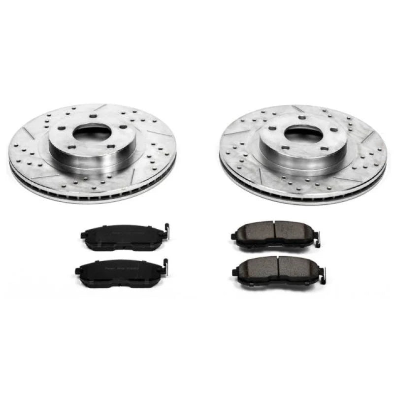 PowerStop Z23 Evolution Sport Brake Kit fits 2002-2004 Infiniti I35 / 2002-2006 Nissan Altima / 2002-2006 Nissan Altima S ...