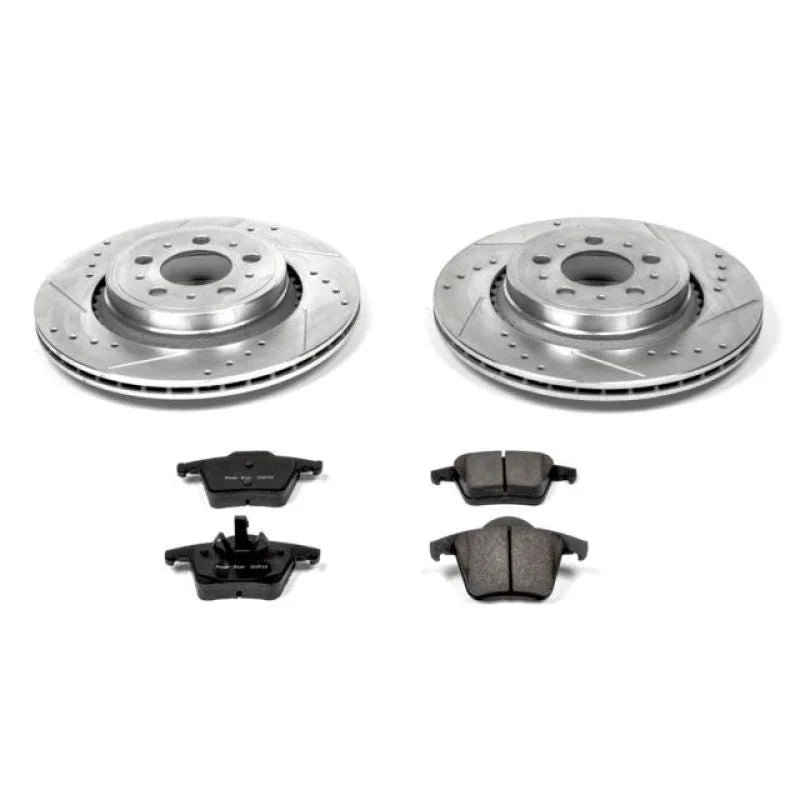 PowerStop Z23 Evolution Sport Brake Kit fits 2003-2014 Volvo XC90 - Main Product View