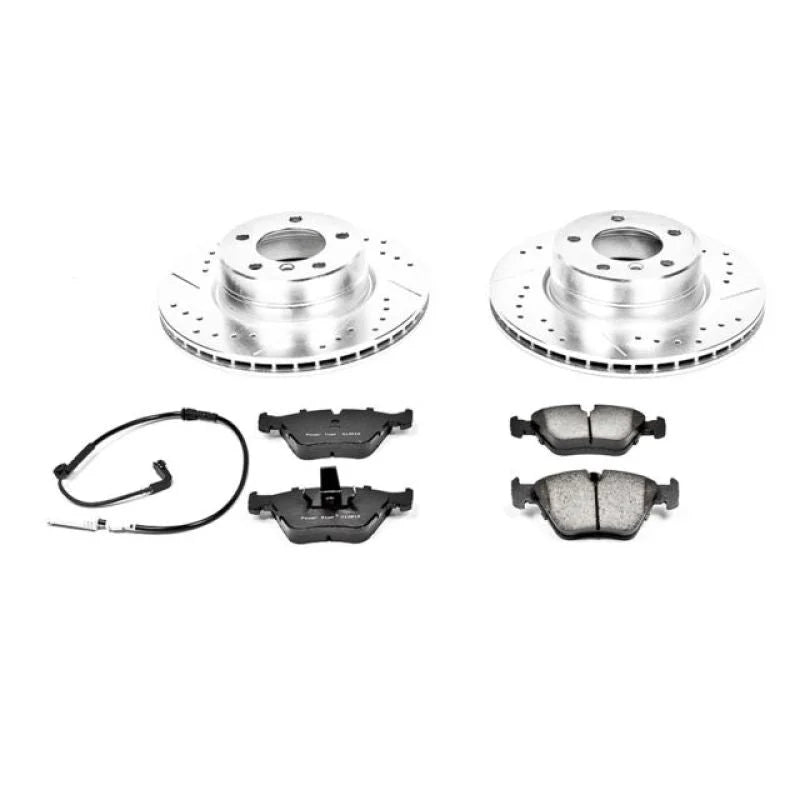 PowerStop Z23 Evolution Sport Brake Kit fits 2004-2005 BMW 525I - Main Product View