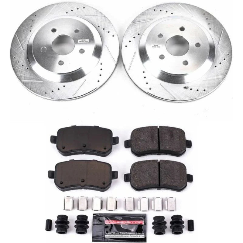 PowerStop Z23 Evolution Sport Brake Kit fits 2004-2007 Ford Freestar / 2004-2005 Ford Freestar S / 2004 Mercury Monterey /...