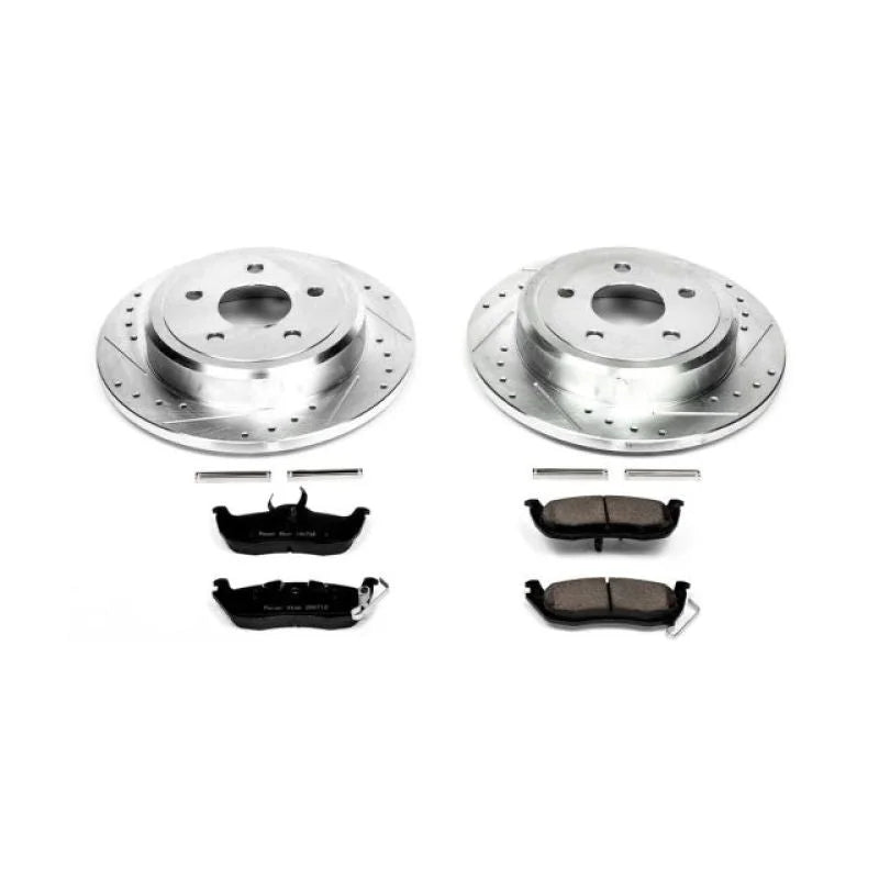 PowerStop Z23 Evolution Sport Brake Kit fits 2005-2010 Jeep Commander / Grand Cherokee - Main Product View