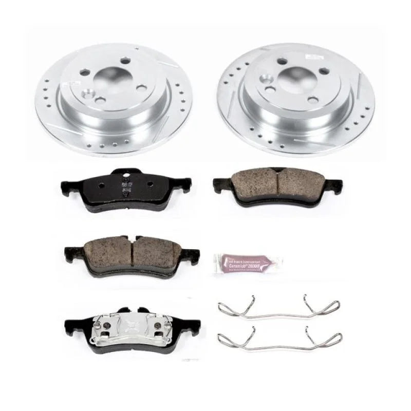 PowerStop Z23 Evolution Sport Brake Kit fits 2007-2008 Mini Cooper - Main Product View