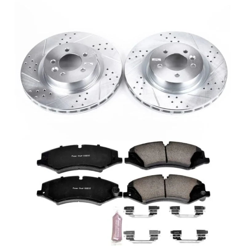 PowerStop Z23 Evolution Sport Brake Kit fits 2017 Land Rover Discovery / 2014-2017 Land Rover Range Rover / 2014-2017 Land...
