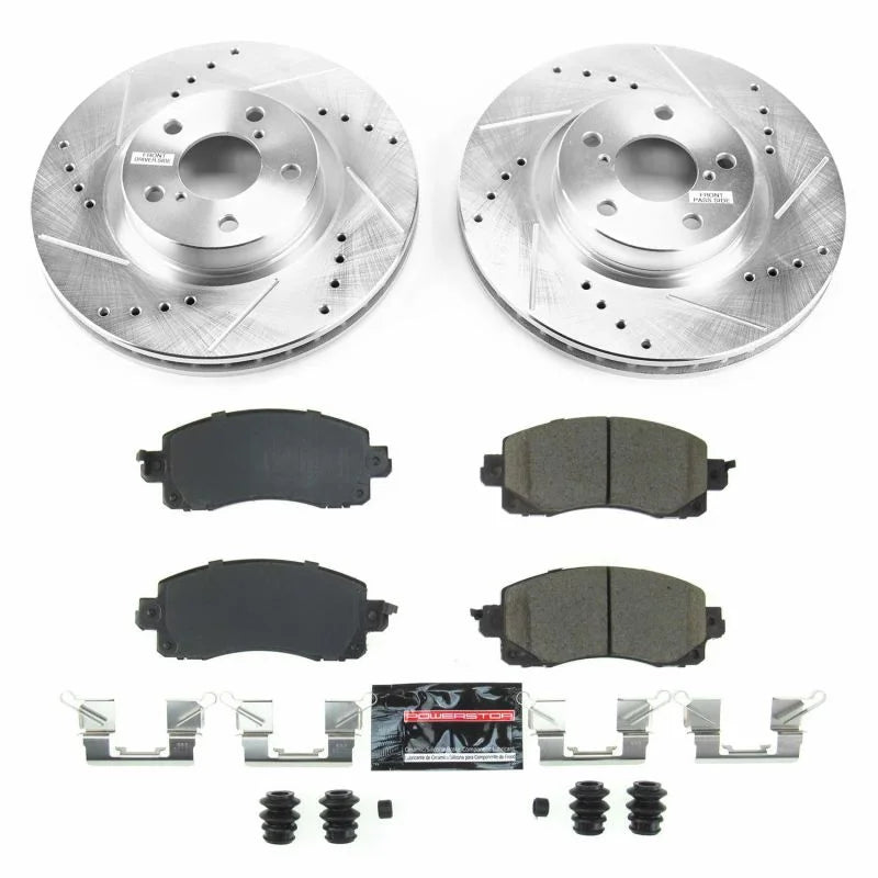 PowerStop Z23 Evolution Sport Brake Kit fits 2017-2022 Subaru Impreza