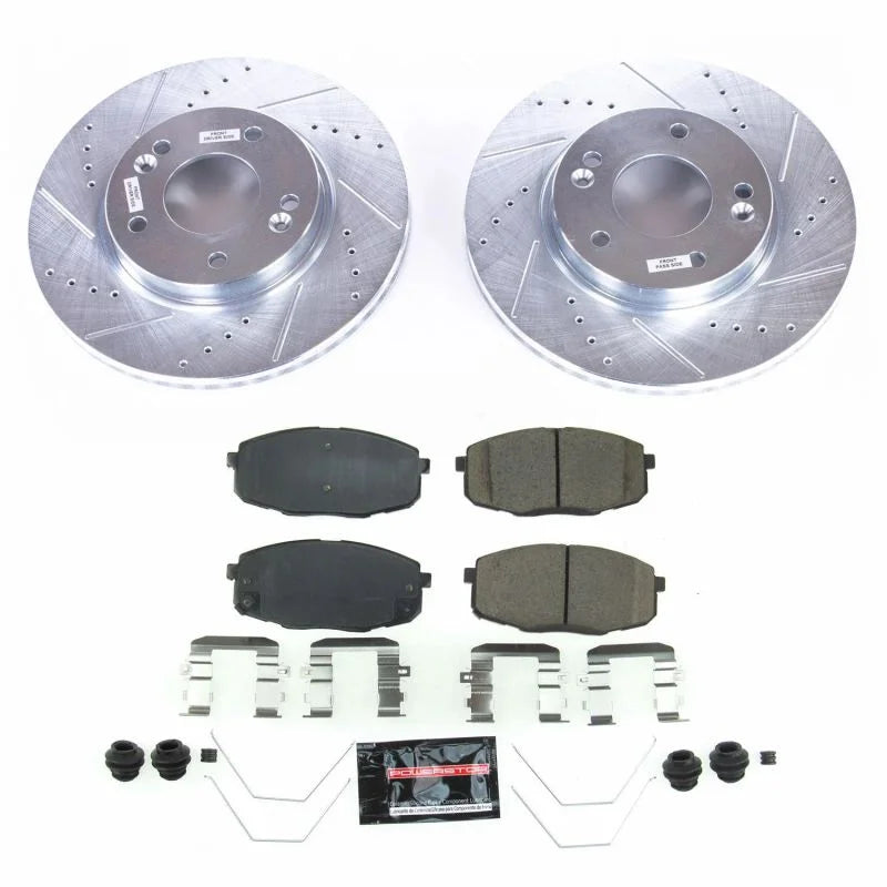 PowerStop Z23 Evolution Sport Brake Kit fits 2018-2020 Hyundai Elantra GT / Kia Soul / 2017-2019 Kia Soul +