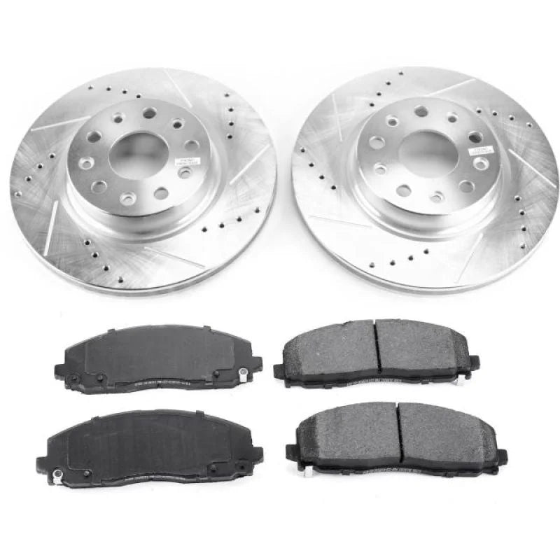 PowerStop Z23 Evolution Sport Brake Kit fits 2018-2024 Jeep Wrangler - Main Product View