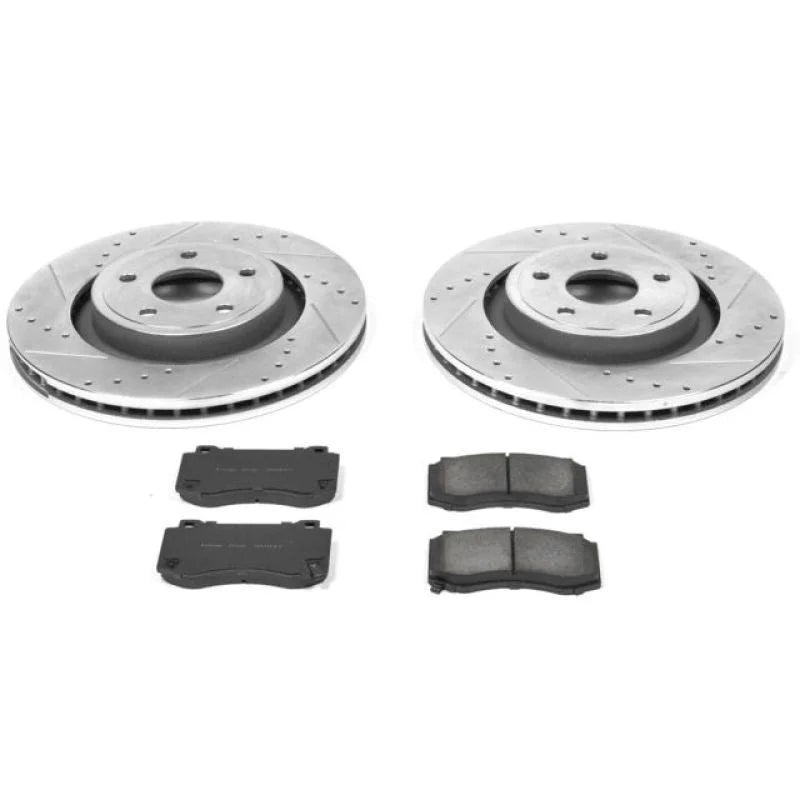 PowerStop Z23 Evolution Sport Brake Kit fits Jeep Grand / 2006-2010 Jeep Grand Cherokee SRT8 - Main Product View