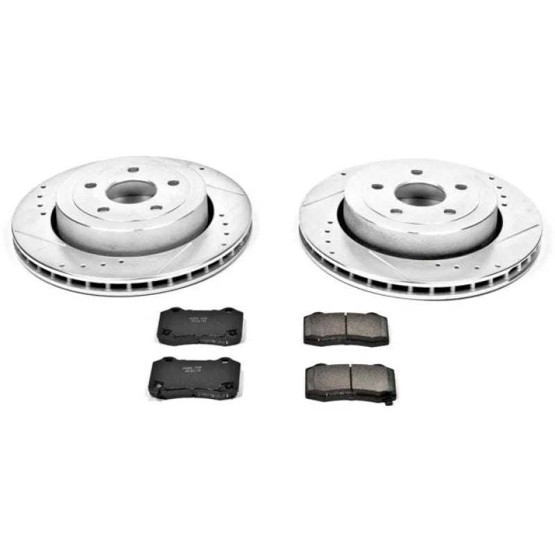 PowerStop Z23 Evolution Sport Brake Kit fits Jeep Grand / 2006-2010 Jeep Grand Cherokee SRT8 - Main Product View