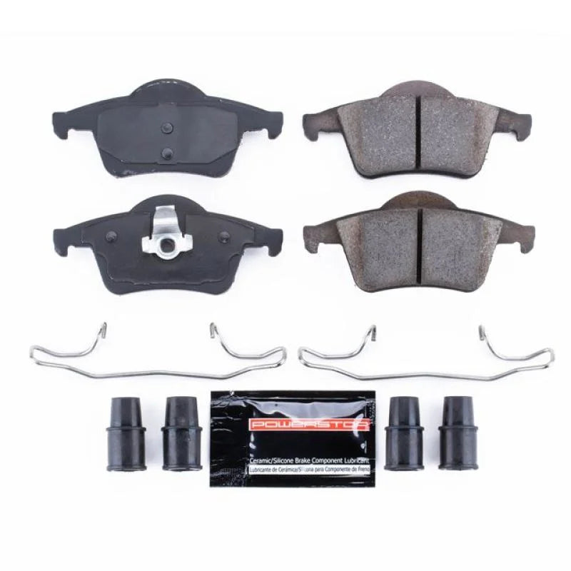 PowerStop Z23 Evolution Sport Brake Pads w/Hardware fits 2001-2009 Volvo S60 / 1999-2006 Volvo S80 / 2001-2007 Volvo V70 /...