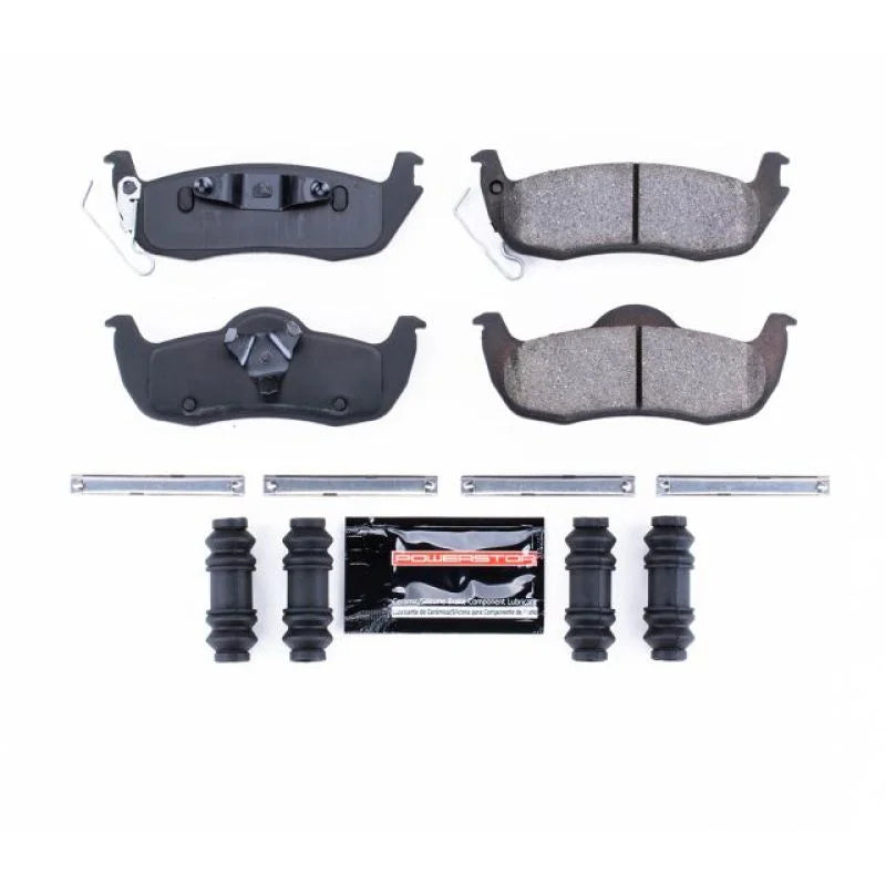 PowerStop Z23 Evolution Sport Brake Pads w/Hardware fits 2005-2010 Jeep Commander / Grand Cherokee - Main Product View