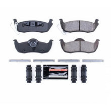 Load image into Gallery viewer, PowerStop Z23 Evolution Sport Brake Pads w/Hardware fits 2005-2010 Jeep Commander / Grand Cherokee - Main Product View