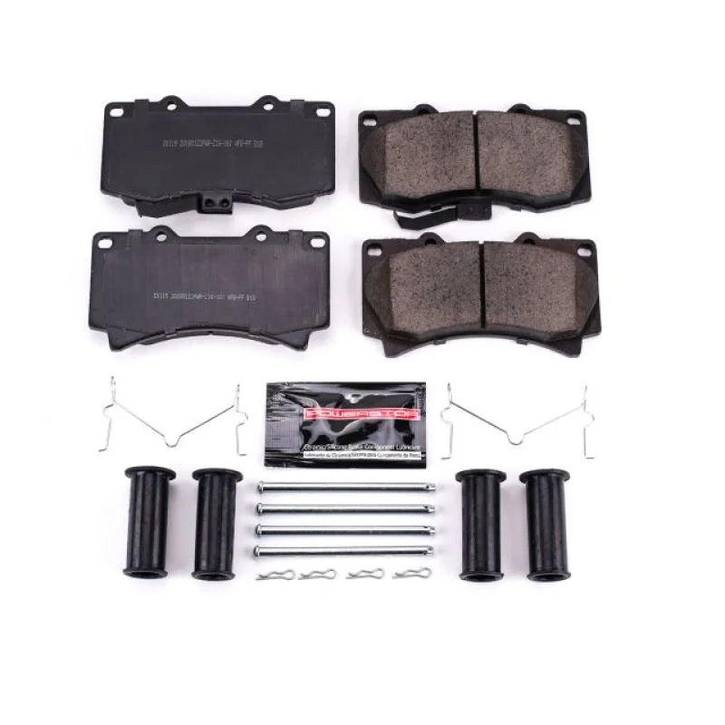 PowerStop Z23 Evolution Sport Brake Pads w/Hardware fits 2006-2010 Hummer H3 / H3T - Main Product View