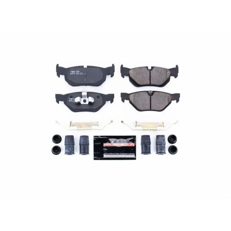 PowerStop Z23 Evolution Sport Brake Pads w/Hardware fits 2007-2009 BMW 323I / 2006 BMW 325XI - Main Product View