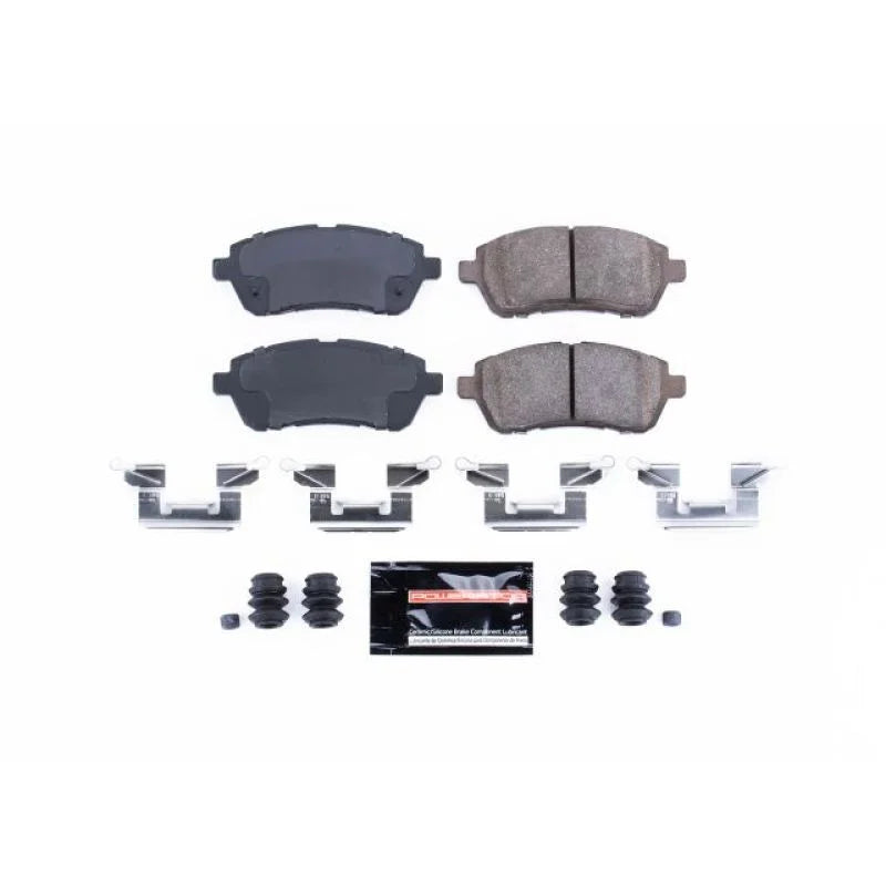 PowerStop Z23 Evolution Sport Brake Pads w/Hardware fits 2011-2019 Ford Fiesta - Main Product View