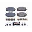 Load image into Gallery viewer, PowerStop Z23 Evolution Sport Brake Pads w/Hardware fits 2012-2018 Toyota Yaris SE - Main Product View