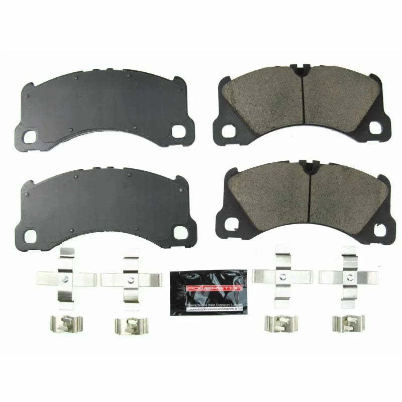 PowerStop Z23 Evolution Sport Brake Pads w/Hardware Front fits 2013-2019 2021-2023 Porsche Cayenne / 2015-2018 2020-2024 P...