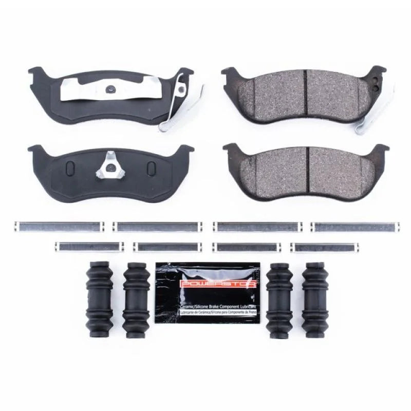 PowerStop Z23 Evolution Sport Brake Pads w/Hardware Rear fits 2003-2007 Jeep Liberty / 2003-2007 Jeep Wrangler - Main Prod...