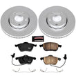 Load image into Gallery viewer, PowerStop Z23 Evolution Sport Coated Brake Kit Front fits 1999-2004 Audi A4 / 2003-2006 Audi A4 Cabriolet / 1999-2005 Audi...