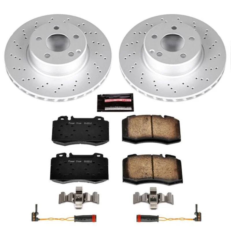 PowerStop Z23 Evolution Sport Coated Brake Kit Front fits 2003-2006 Mercedes-Benz CL500 / 2006 Mercedes-Benz S350 / 2003-2...