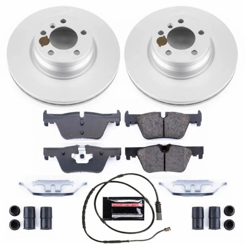 PowerStop Z23 Evolution Sport Coated Brake Kit Rear fits 2013-2018 BMW 320I Xdrive / 2014-2018 BMW 328D Xdrive / 2016 BMW ...