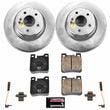 Load image into Gallery viewer, PowerStop Z23 Evolution Sport Coated Brake Kit fits 2002-2004 Mercedes-Benz C32 Amg / 2005-2006 Mercedes-Benz C55 Amg - Ma...