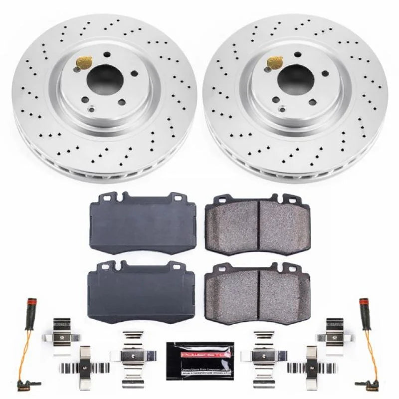 PowerStop Z23 Evolution Sport Coated Brake Kit fits 2002-2004 Mercedes-Benz C32 Amg / 2005-2006 Mercedes-Benz C55 Amg / 20...