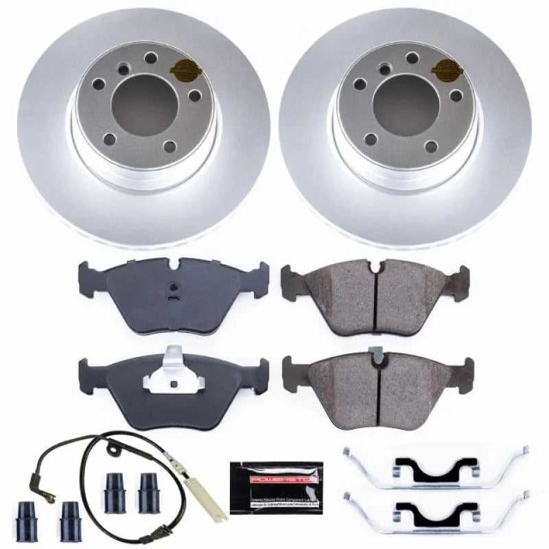 PowerStop Z23 Evolution Sport Coated Brake Kit fits 2004-2005 BMW 525I - Main Product View