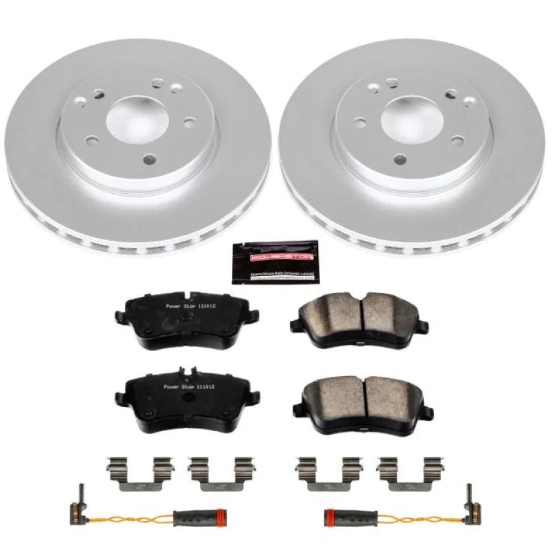 PowerStop Z23 Evolution Sport Coated Front Brake Kit fits 2002-2005 Mercedes-Benz C230 Kompressor / 2001-2005 Mercedes-Ben...
