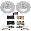 Load image into Gallery viewer, PowerStop Z23 Evolution Sport Coated Front Brake Kit fits 2006-2017 Volkswagen Touareg - Main Product View