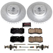 Load image into Gallery viewer, PowerStop Z23 Evolution Sport Coated Front Brake Kit fits 2007-2008 Mercedes-Benz CL550 / 2010-2013 Mercedes-Benz S400 / 2...