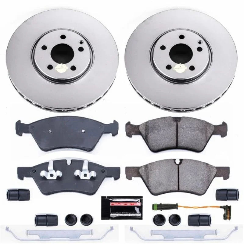 PowerStop Z23 Evolution Sport Coated Front Brake Kit fits 2007-2009 Mercedes-Benz E550 4MATIC - Main Product View