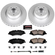 Load image into Gallery viewer, PowerStop Z23 Evolution Sport Coated Front Brake Kit fits 2010-2012 Land Rover Range Rover Hse / 2012 Land Rover Range Rov...