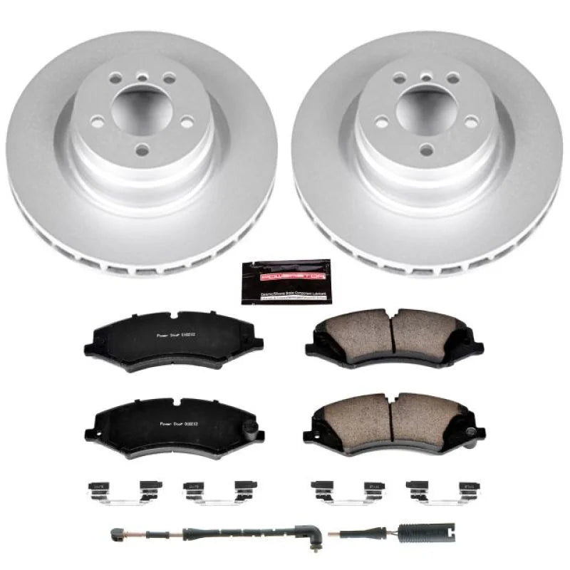 PowerStop Z23 Evolution Sport Coated Front Brake Kit fits 2010-2012 Land Rover Range Rover Hse / 2012 Land Rover Range Rov...