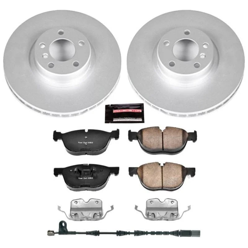 PowerStop Z23 Evolution Sport Coated Front Brake Kit fits 2010-2013 BMW X5 XDRIVE35D / 2016-2018 BMW X5 XDRIVE40E - Main P...