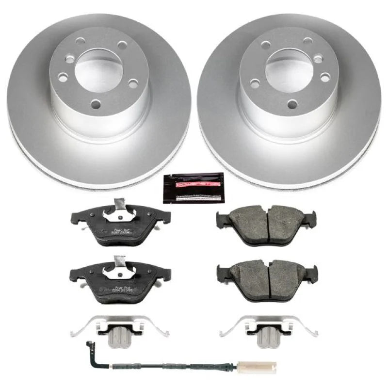 PowerStop Z23 Evolution Sport Coated Front Brake Kit fits BMW 328I / 2009 2010 BMW 328I xDrive / 2008 BMW 328XI - Main Pro...