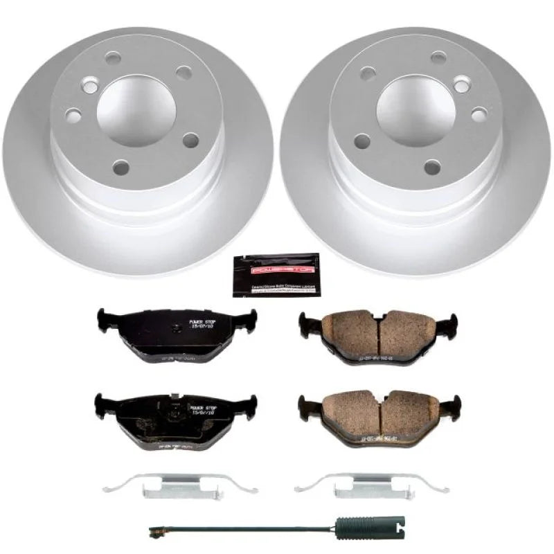 PowerStop Z23 Evolution Sport Coated Rear Brake Kit fits 1996-2002 BMW Z3 Roadster / 1999-2002 BMW Z3 COUPE - Main Product...