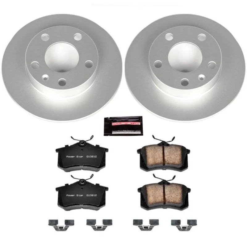 PowerStop Z23 Evolution Sport Coated Rear Brake Kit fits 2002-2006 Audi A4 / A4 Quattro - Main Product View