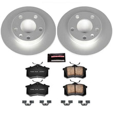 Load image into Gallery viewer, PowerStop Z23 Evolution Sport Coated Rear Brake Kit fits 2002-2006 Audi A4 / A4 Quattro - Main Product View