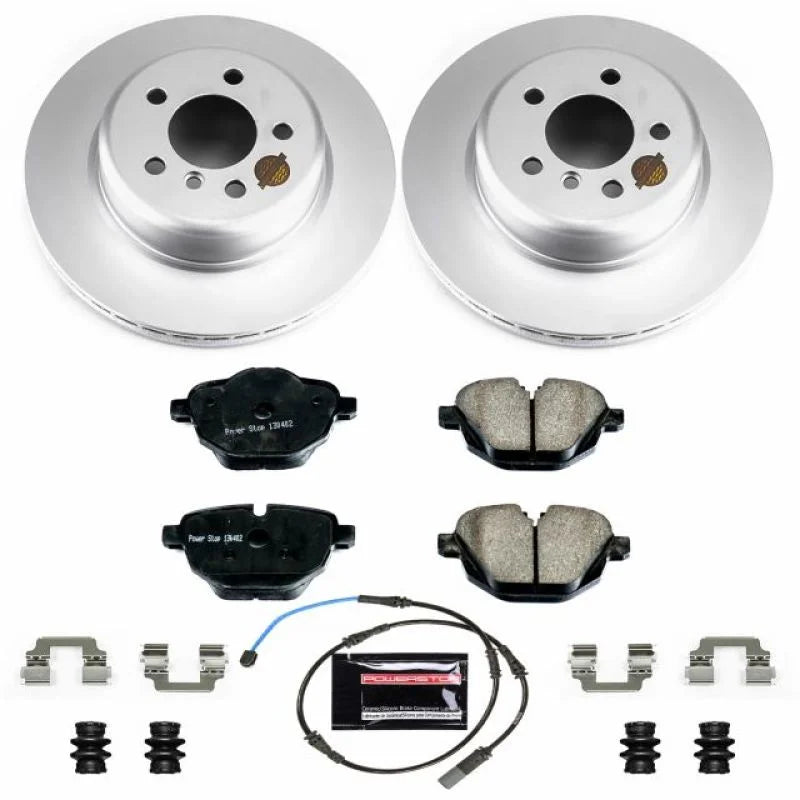 PowerStop Z23 Evolution Sport Coated Rear Brake Kit fits 2011-2016 BMW 528I / 2012-2016 BMW 528I Xdrive / 2014-2016 BMW 53...