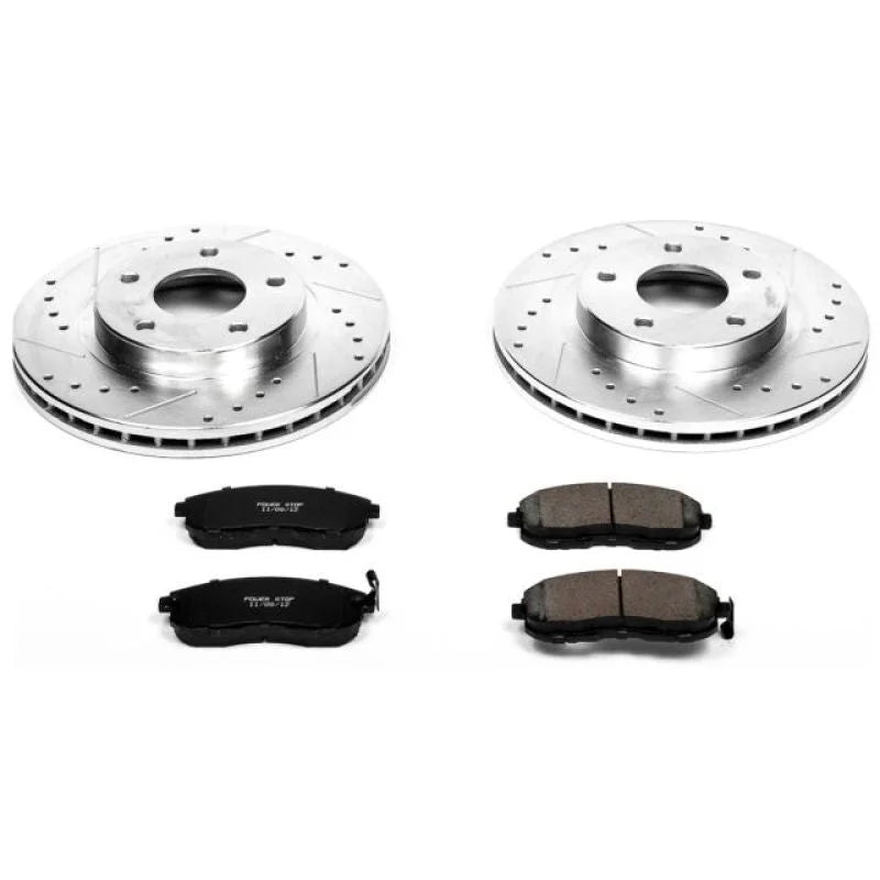 PowerStop Z23 Evolution Sport Front Brake Kit fits 2000-2001 Infiniti I30 / Infiniti I30 - Main Product View