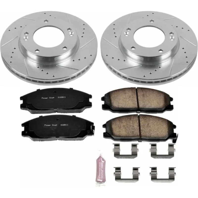 PowerStop Z23 Evolution Sport Front Brake Kit fits 2007-2009 Kia Sorento - Main Product View