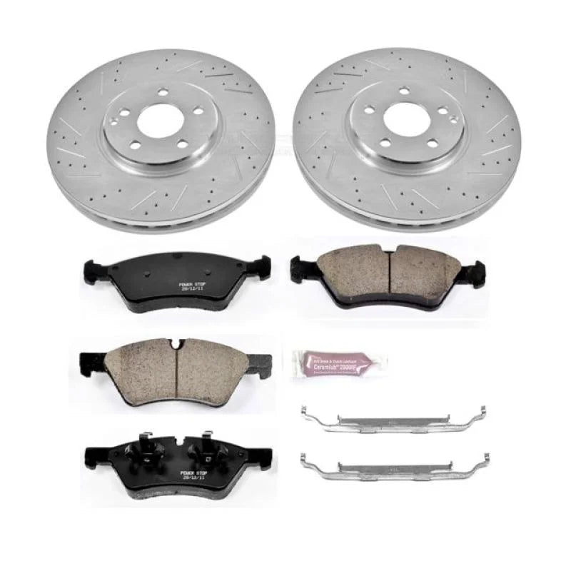 PowerStop Z23 Evolution Sport Front Brake Kit fits 2007-2009 Mercedes-Benz E350 4MATIC / 2007-2009 Mercedes-Benz E550 4MATIC