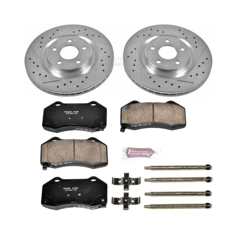 PowerStop Z23 Evolution Sport Front Brake Kit fits 2008-2010 Chevrolet Cobalt / HHR - Main Product View