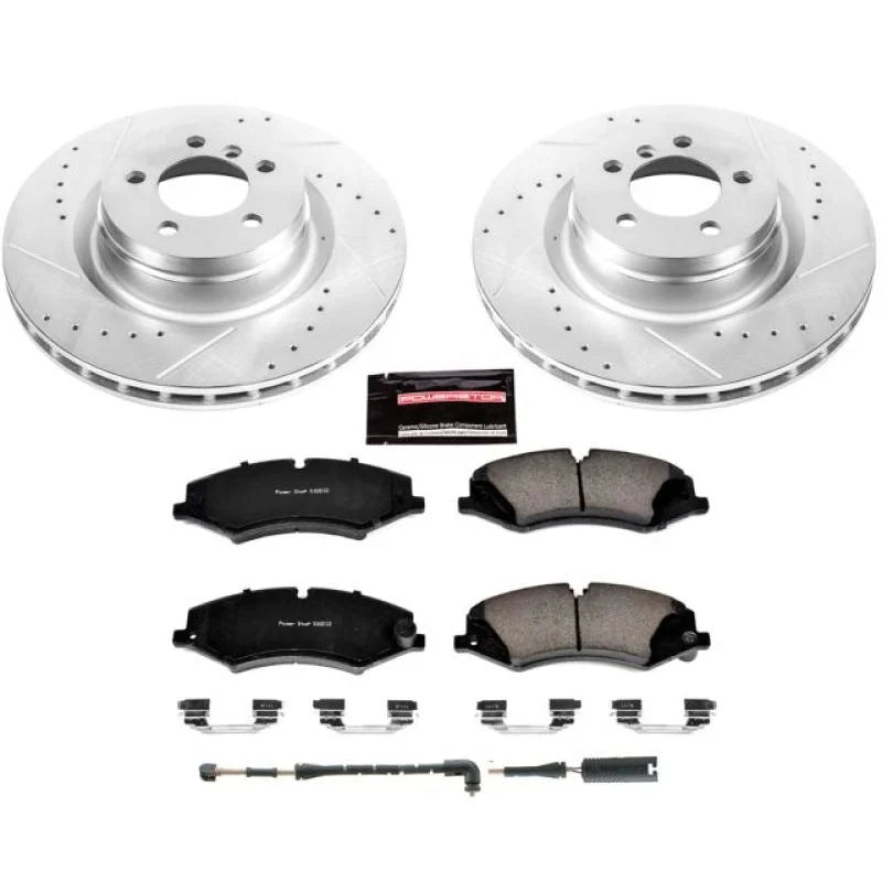 PowerStop Z23 Evolution Sport Front Brake Kit fits 2010-2012 Land Rover Range Rover Hse / 2012 Land Rover Range Rover Hse Lux