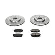 Load image into Gallery viewer, PowerStop Z23 Evolution Sport Front Brake Kit fits 2010-2013 Kia Forte SX / 2010-2013 Kia Forte Koup SX - Main Product View