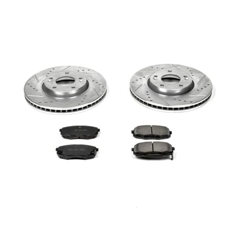 PowerStop Z23 Evolution Sport Front Brake Kit fits 2010-2013 Kia Forte SX / 2010-2013 Kia Forte Koup SX - Main Product View
