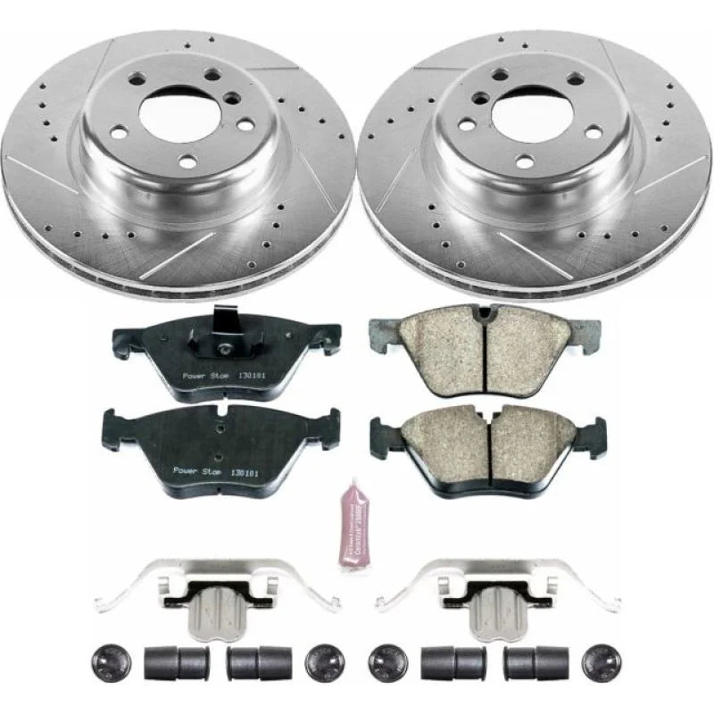 PowerStop Z23 Evolution Sport Front Brake Kit fits 2011-2016 BMW 528I / 2012-2016 BMW 528I Xdrive - Main Product View