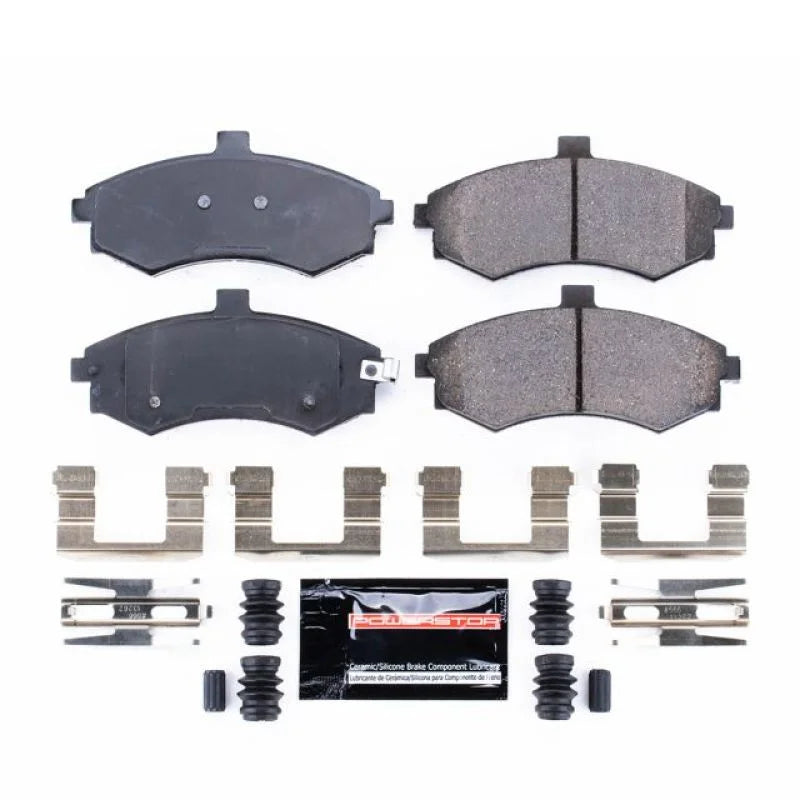 PowerStop Z23 Evolution Sport Front Brake Pads w/Hardware fits 2002-2005 Hyundai Elantra Gls - Main Product View