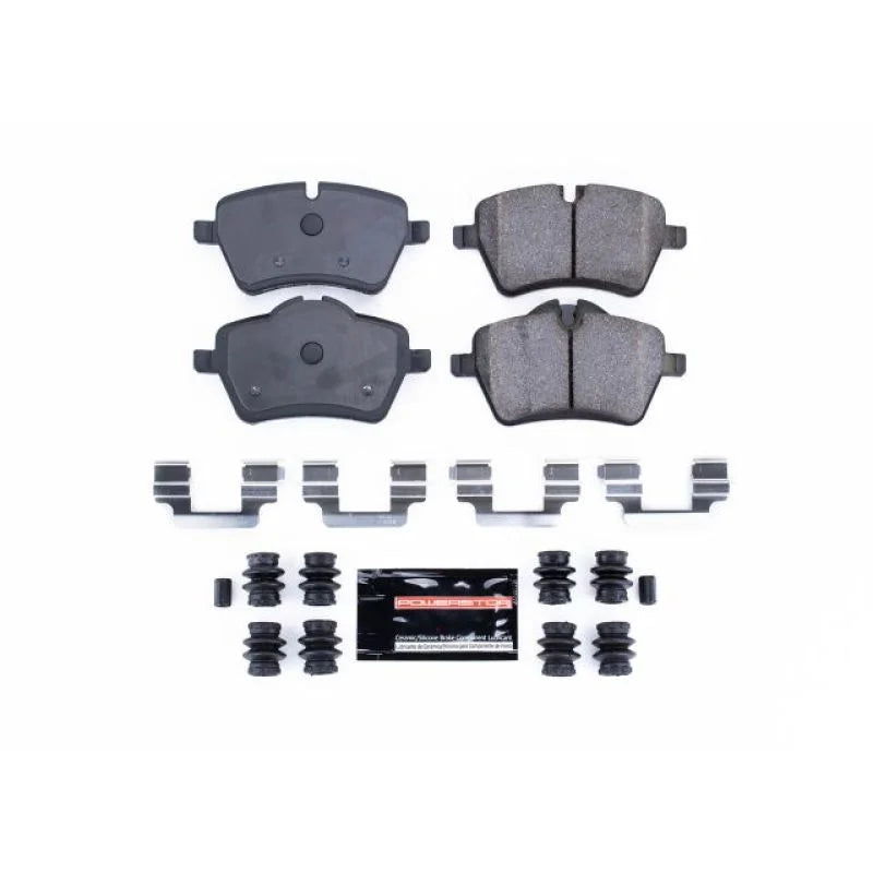 PowerStop Z23 Evolution Sport Front Brake Pads w/Hardware fits 2006-2015 Mini Cooper / 2011-2016 Mini Cooper Countryman / ...