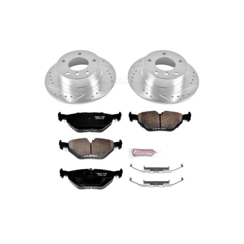 PowerStop Z23 Evolution Sport Rear Brake Kit fits 1996-2002 BMW Z3 Roadster / 1999-2002 BMW Z3 COUPE - Main Product View